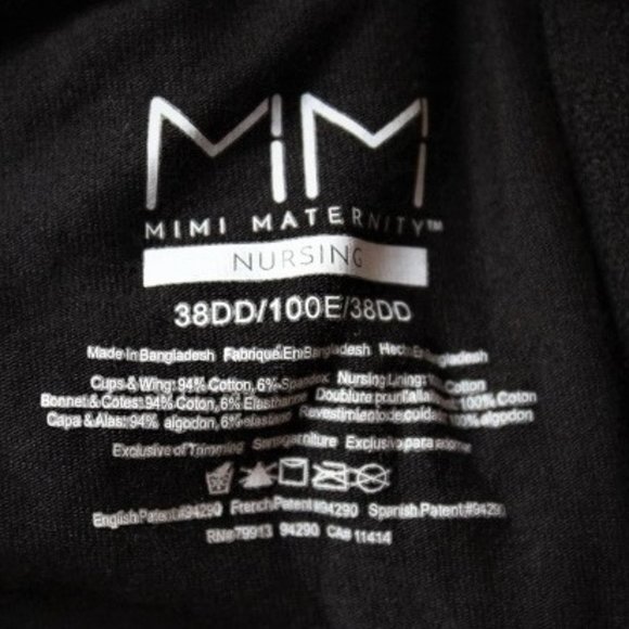 Mimi Maternity Intimates & Sleepwear Mimi Maturnity Nursing Bra353